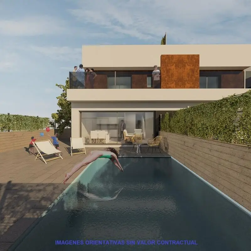 Villa 3 Dormitorios Piscina Privada Santiago de la Ribera