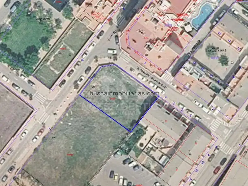 Parcela Urbana en Venta Vinaròs 718m² Edificabilidad 2087m²