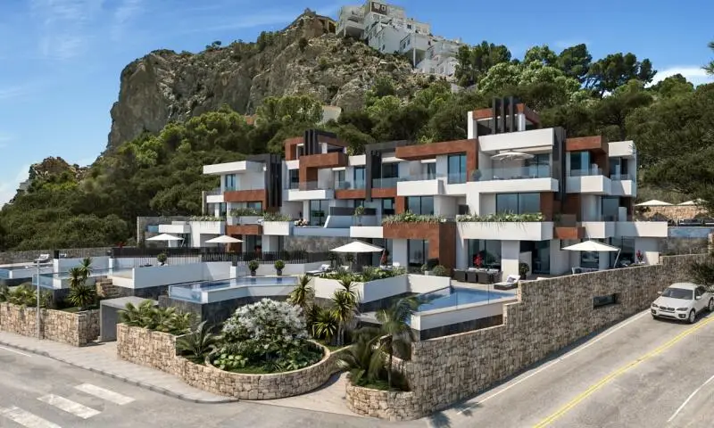 Villa en Benidorm Primera Linea de Playa con Piscina Privada