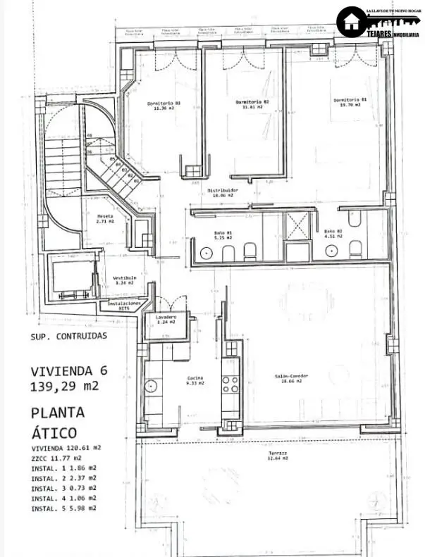 Venta Ático 3 Dormitorios Centro Albacete Obra Nueva