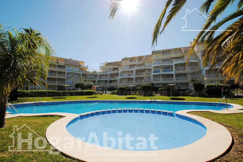 Precioso Piso con Vistas al Mar en Les Marines Piscina y Terraza