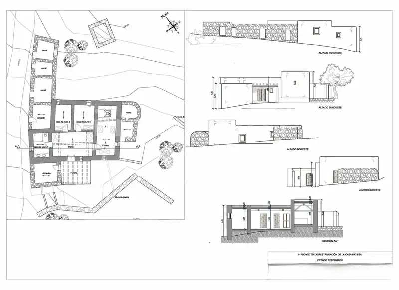 Casa Payesa en Ibiza: Reforma de 204m² con Licencia Solicitada