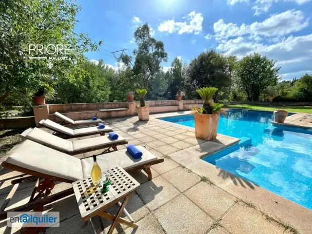 Casa rural con piscina y pista de tenis en Bunyola