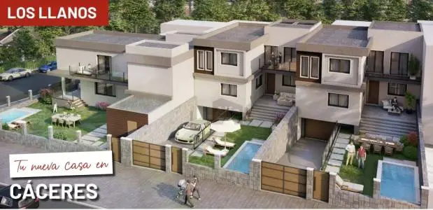 Chalet Adosado en Montesol Caceres 270m2 4 Dormitorios Piscina