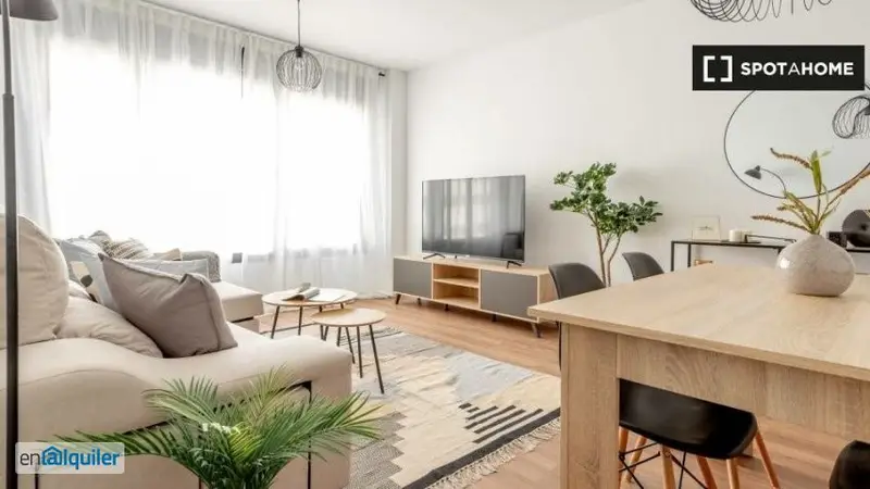 Apartamento 2 Dormitorios Madrid Alquiler Amueblado