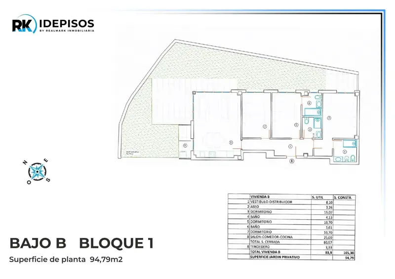 Venta Piso Jardin Liencres 3 Dormitorios 3 Banos