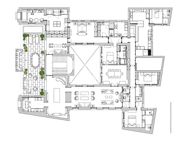 Atico en venta en calle Alcalá 590m2