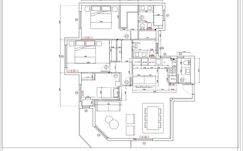 Piso en venta en ODonnell reformado con terraza y acabados de alta calidad