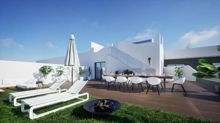 Ático 3 Dormitorios Benijófar Costa Blanca Solarium Piscina