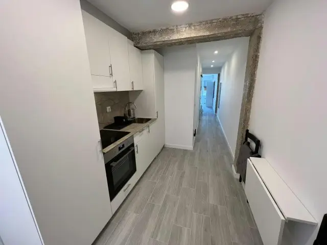 Estudio Amueblado Burjassot con Balcon y Aire Acondicionado