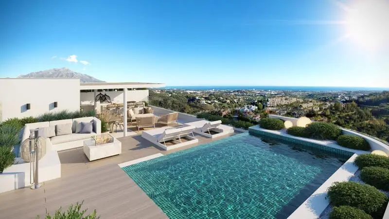 Apartamentos de Lujo en Benahavis con Vistas al Mar