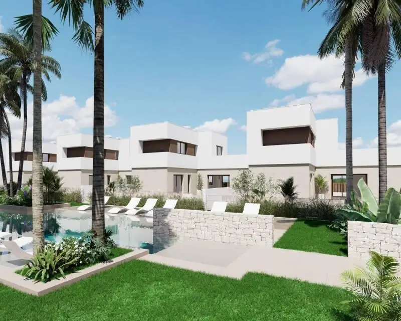 Villa 3 Dormitorios Los Alcazares Moderna Piscina Cerca Playa Golf