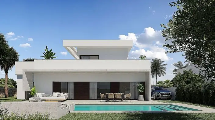 Villa Moderna 3 Dormitorios Quesada Piscina Vistas Golf
