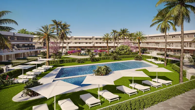Venta Piso Alenda Golf Monforte del Cid: Vistas Sierra, Piscina, 2-3 Dorm