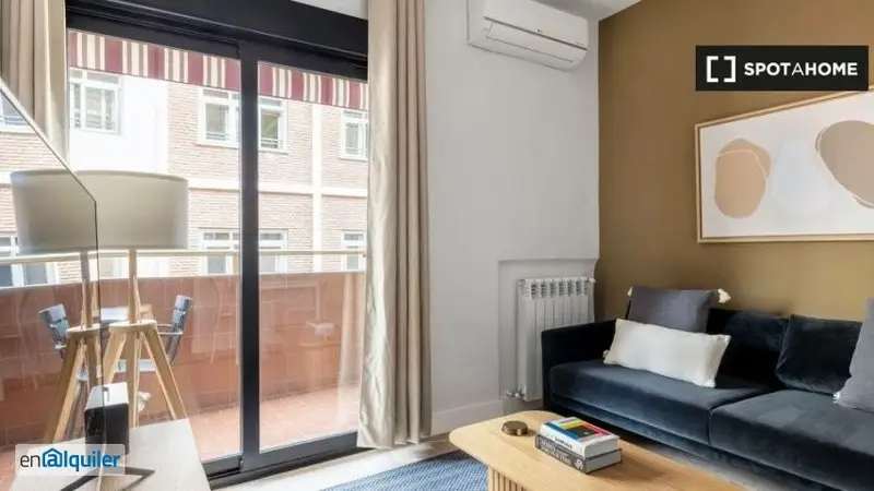 Apartamento 1 Dormitorio Madrid Amueblado 3 Planta Ascensor
