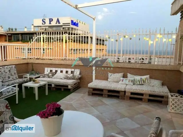 Atico en Julio Aguilas con Terraza y Vistas al Mar