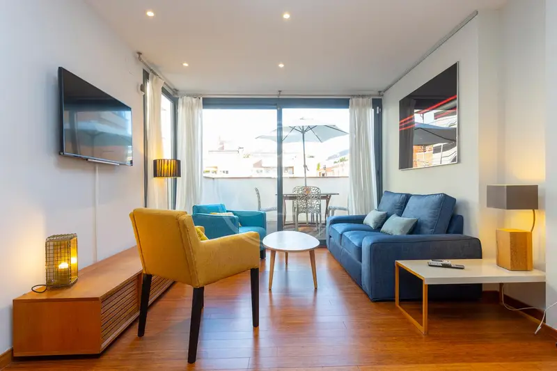 Apartamento con Terraza en Sarria Sant Gervasi Alquiler Temporal