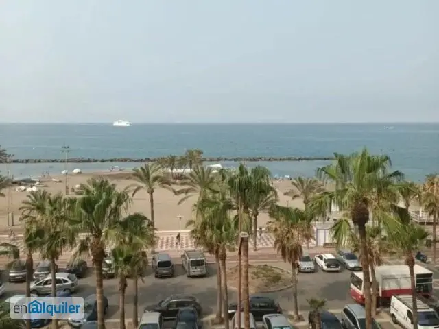 Alquiler piso estudiantes Ciudad Jardin terraza vistas mar