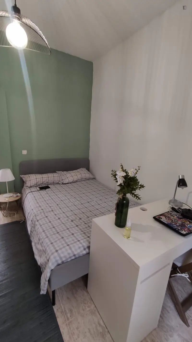 Habitación doble en el barrio El Clot
