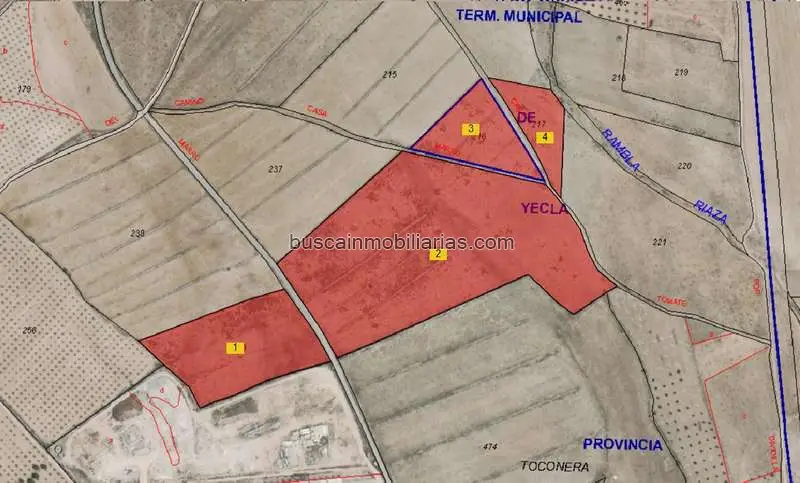 Parcela Rustica en Venta Yecla 95000m2