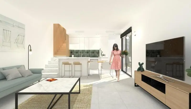 Villa Pareada en Pilar de la Horadada con Piscina Privada