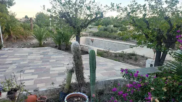 Chalet con Bodega, Pista Tenis y Piscina en Novelda