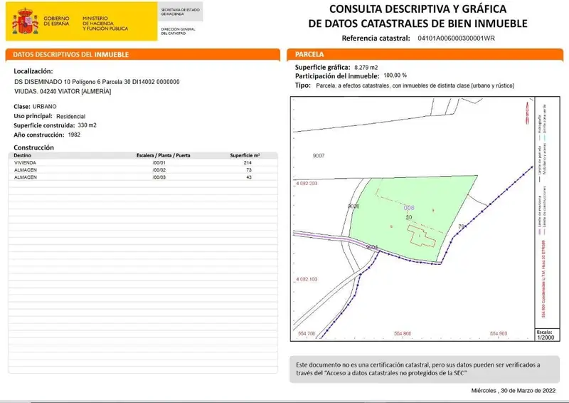 Parcela en Alquiler en Almería ciudad - Ideal Cultivo o Almacenaje