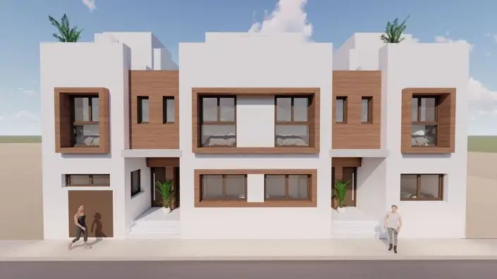 3 Dormitorios Adosados en San Javier - Nueva Construccion