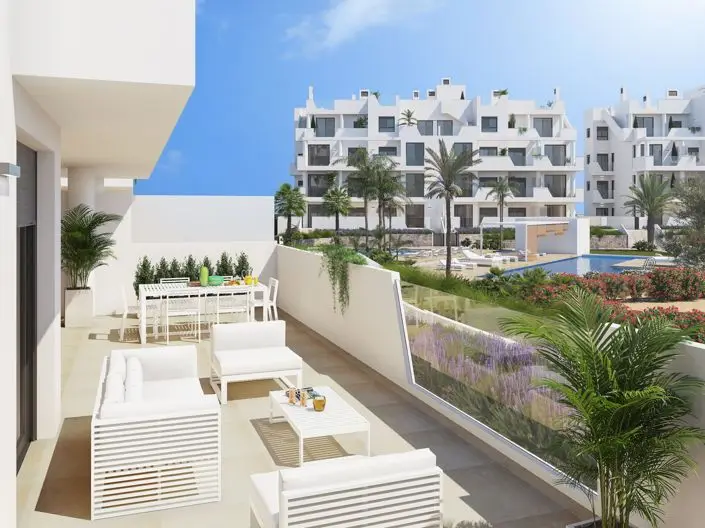 Atico 2 Dormitorios Lujo Santa Rosalia Piscinas Terraza Solarium
