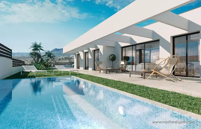 Villa 3 Dormitorios Finestrat Vistas Panorámicas Piscina Privada