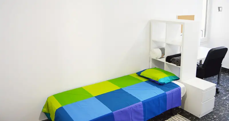 Habitacion Individual Valencia Estudiantes Erasmus Practicas