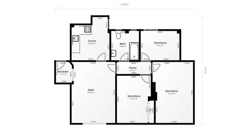 Atico en venta en L Hospitalet de Llobregat 85m2 terraza 3 habitaciones