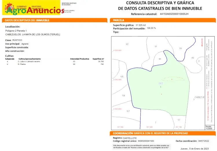 Venta  de Finca rústica en Teruel