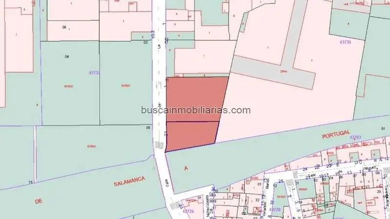 Parcela en Venta en Salas Bajas Salamanca