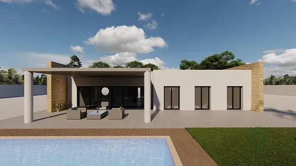 Villa Moderna en Pinoso Alicante con Piscina Privada