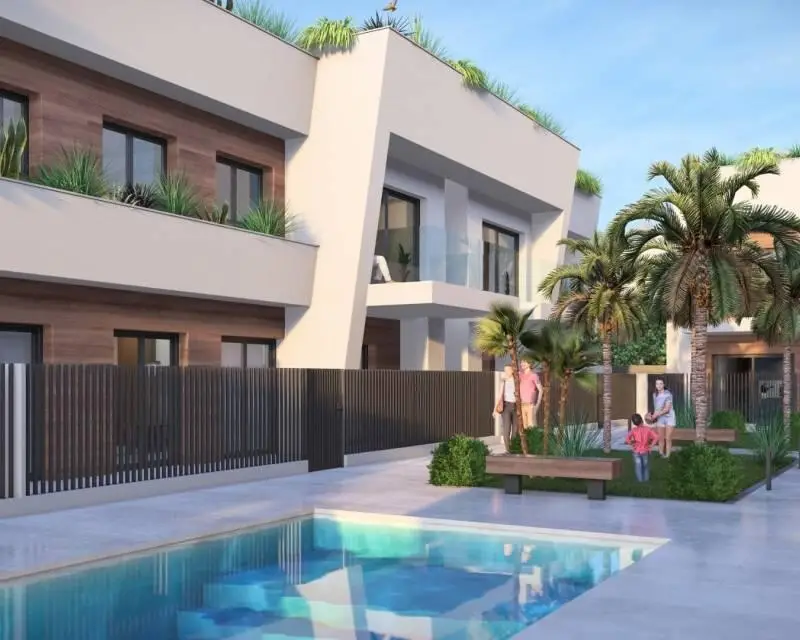 Bungalows en Torre Pacheco:  2 y 3 Dormitorios, Piscina y Solarium