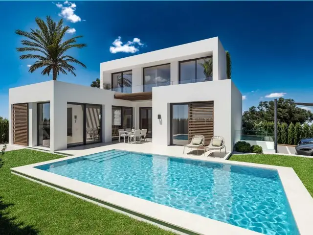 Casa Villa 3 Dormitorios Alfaz del Pi Piscina Privada Jardin