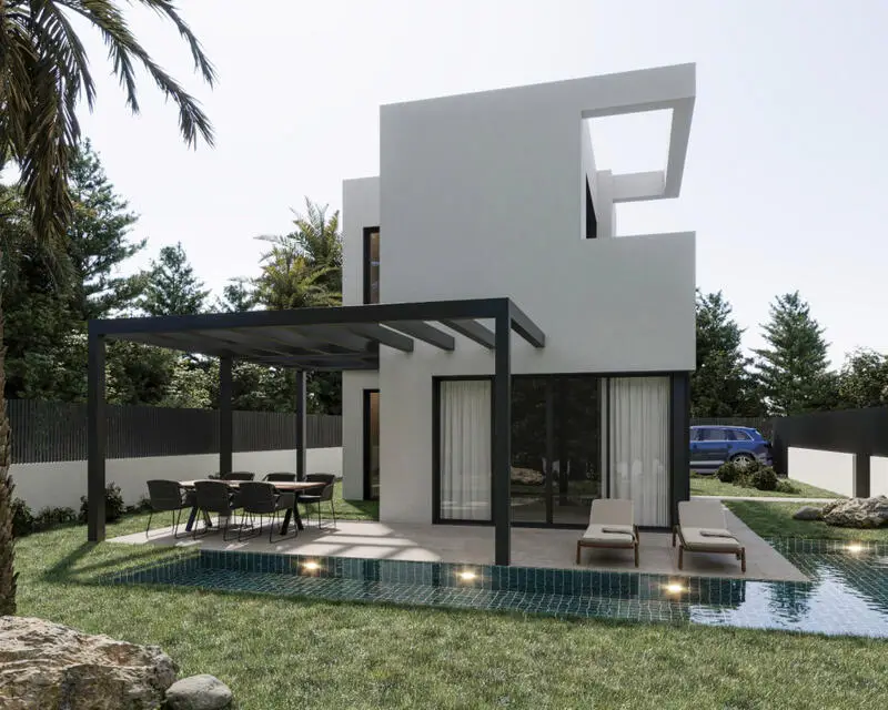 Villa Moderna en Alcalali con Vistas al Valle