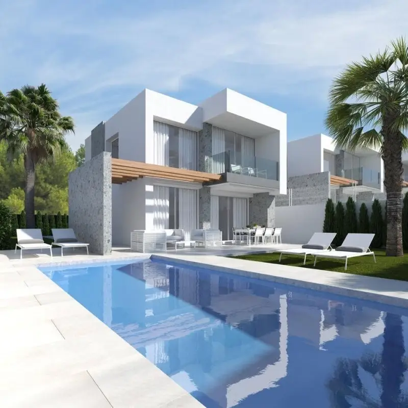 Villa en Sierra Cortina Finestrat con Jardin y Piscina Privada