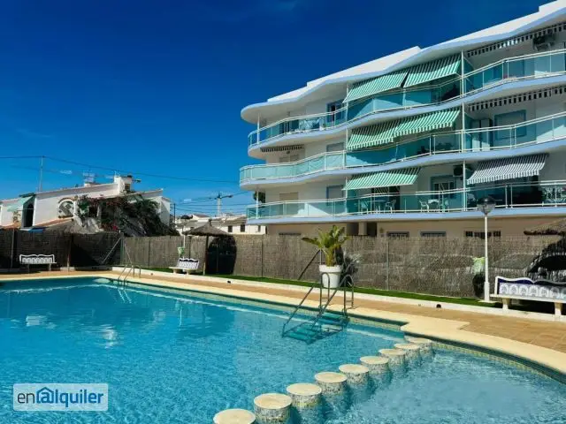 Alquiler Piso Amueblado Les Marines Playa Piscina