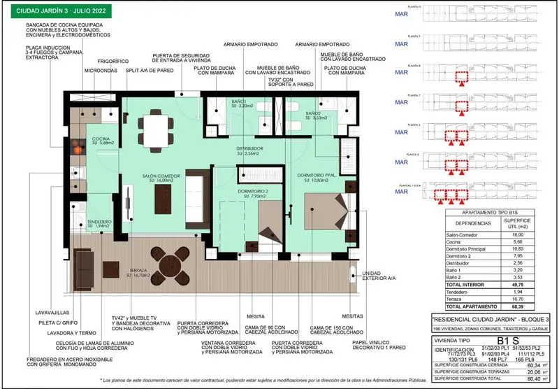 Apartamentos en Oropesa Castellón Primera Linea de Playa