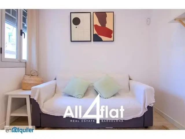 Alquiler Piso Amueblado Barceloneta 42m2 Cerca de la Playa