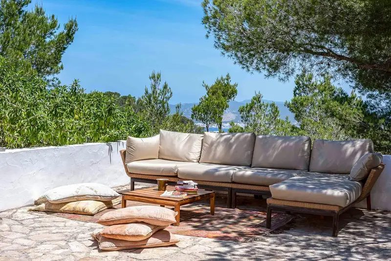 Casa Villa 4 Dormitorios Ibiza Alquiler Vista al Mar Piscina Privada