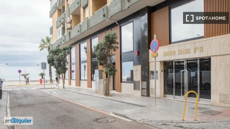 Apartamento en Playa de la Victoria 1 Dormitorio Amueblado