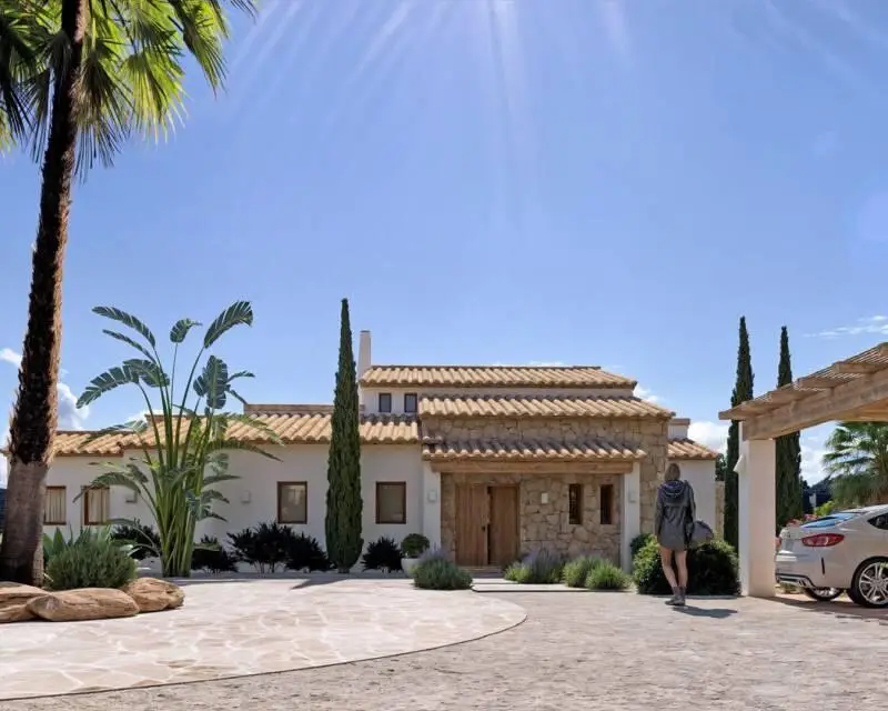 Villa de Lujo con 4 Dormitorios en Teulada