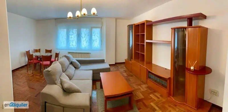 Alquiler Piso Amueblado 112m2 3 Dormitorios 2 Baños Ascensor Gijón
