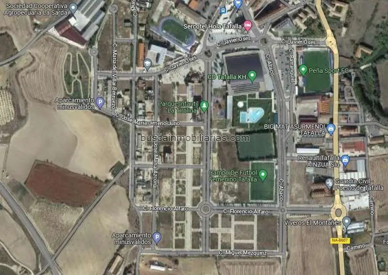 Parcela Urbana en Venta Tafalla - 491m2 - Alta Edificabilidad