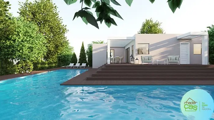 Casa Cubo 107m2 Moderna de Madera: Ecol	ógica y Personalizable