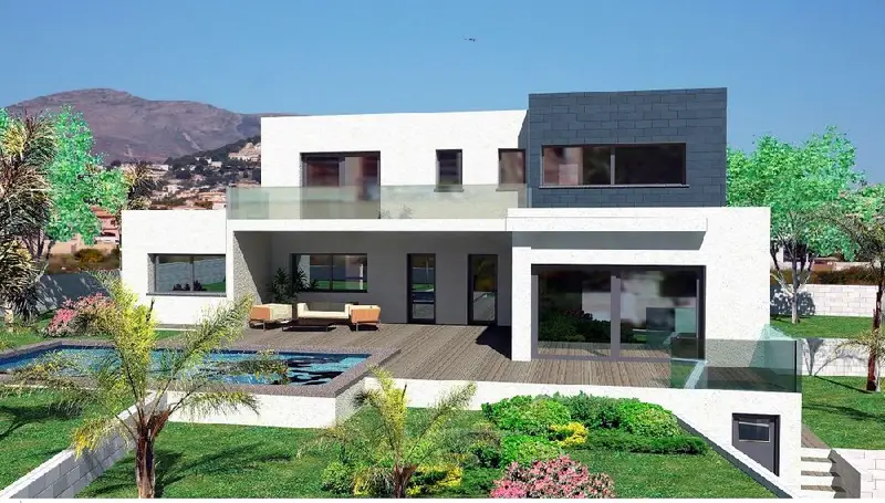 Villa en Calpe con Terraza Jardin y Piscina 220m2