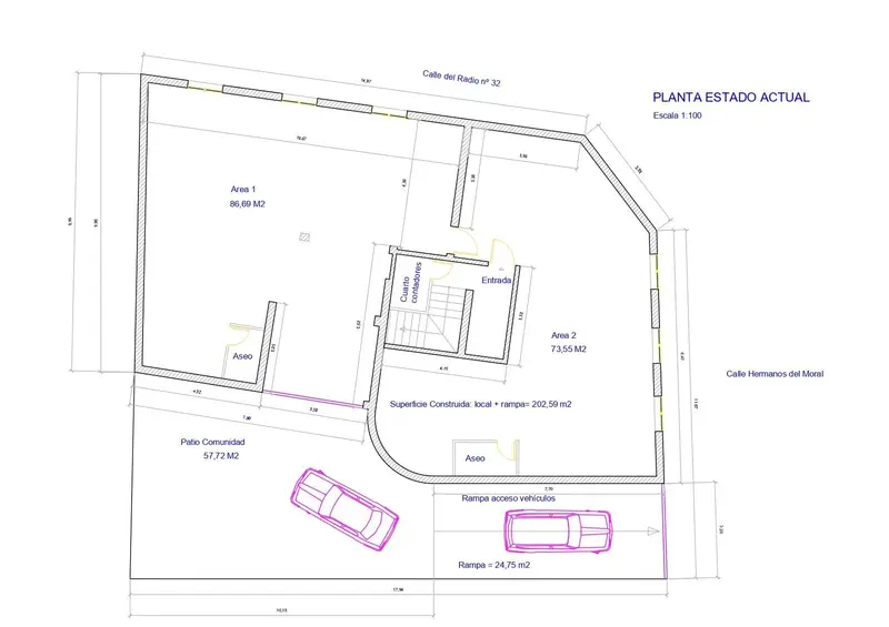 Venta Local Comercial Opañel Madrid 257m2